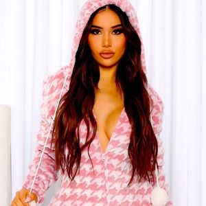 Plush pj jumpsuit 🎁